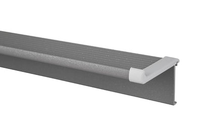 STAS półka grip-up aluminiowa, dostępna w 3 długościach i 2 kolorach.