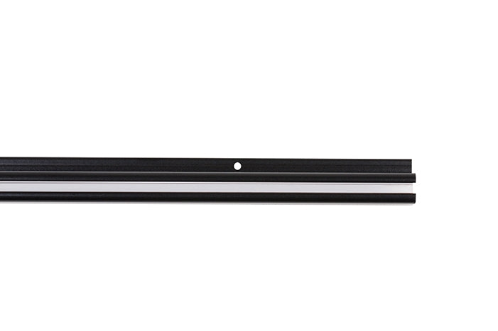 STAS U-rail Pro 200 cm - aluminium, czarny, biały; obciążenie do 30 kg na mb.