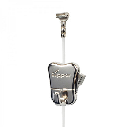 Dla ciężaru do 15 kg: linka perlonowa + hak STAS Zipper hook